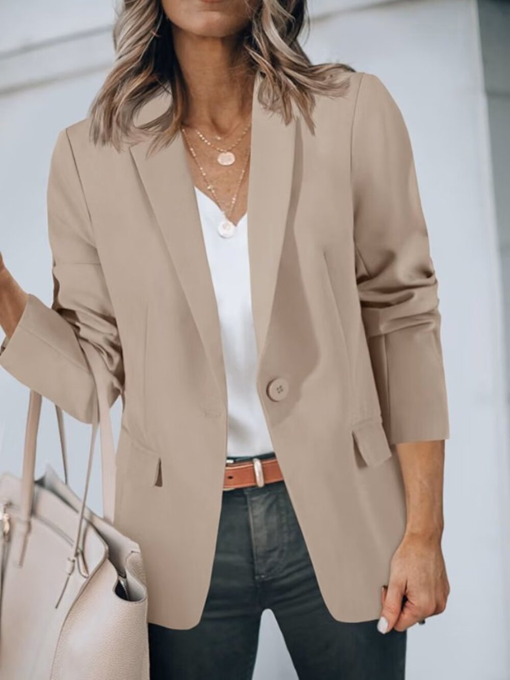 Cicy Bell Womens Casual Blazer